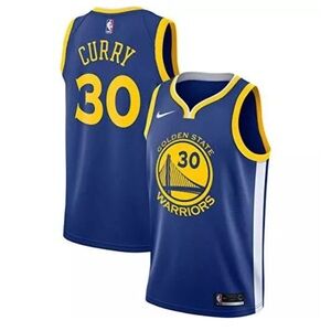 Nike Golden State Warriors Steph Curry 2018 Basketball Jersey 2018 Size Large